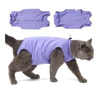 Poiinvc Body Gatto Post Operatorio Tuta Recupero Chirurgico Anti-Leccare Alterna