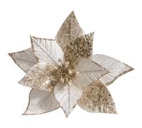 Poinsettia Artificiale 27 cm per Rami Vacanze Uso per corona e Mensola