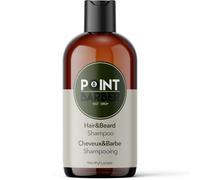 Point Barber - Linea Hair&Beard Shampoo Barba E Capelli Rifrescante 300Ml, Farmagan
