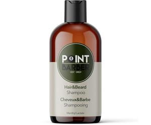 Point Barber - Linea Hair&Beard Shampoo Barba E Capelli Rifrescante 300Ml, Farmagan