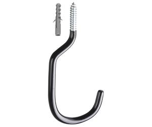 Point Gancio da parete e da soffitto XL 20-nero