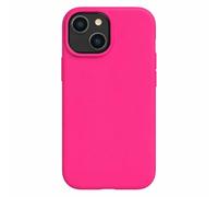 POINT&GO Custodia per iPhone 13 Rosa Fucsia, in silicone liquido Premium Soft Touch, anti-impronte e antiscivolo, con bordi rinforzati per una protezione a 360°, ultra sottile ed elegante