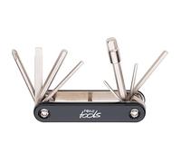 Point, Mini utensile Multifunzione, Pieghevole, Multicolore (Schwarz-Silber)