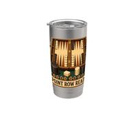 POINT ROW READY Backgammon Strategia Pedine Bicchiere termico in acciaio inox doppia parete