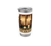 POINT ROW READY Backgammon Strategia Pedine Bicchiere termico in acciaio inox doppia parete