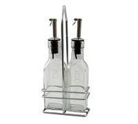 Point-Virgule - Bottiglia per Olio e aceto con dosatore, Bottiglia per Olio Ricaricabile, in Vetro, 150 ml