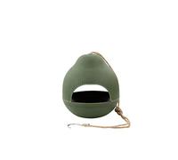Point-Virgule Mangiatoia per uccelli da appendere, casetta per uccelli da balcone, mangiatoia per uccelli, verde cacciatore, ø 18 cm H 19 cm