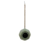 Point-Virgule Mangiatoia per uccelli da appendere, per balcone, mangiatoia per uccelli, eucalipto verde, 16 x 15 x 16 cm