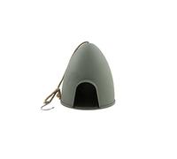 Point-Virgule Mangiatoia per uccelli da appendere, per balcone, mangiatoia per uccelli, verde, 18 x 17 x 19 cm
