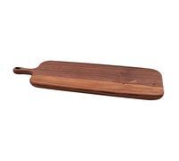 Point-Virgule Tagliere in legno di noce con manico, perfetto per servire antipasti e formaggio, in legno lungo, 37 x 16,5 cm