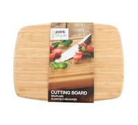 Point-Virgule Tagliere, tagliere in legno, accessorio da cucina per tagliare pane, carne, frutta e verdura, 28 x 20 x 0,8 cm