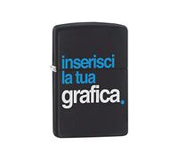 Point20.it - Accendino benzina personalizzato con foto modello zip gadget idea regalo fidanzati anniversario festa del papà mamma cucina natale