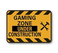 Point20.it - Gaming Zone targa decorativa in plastica da appendere per porta studenti sala giochi game danger entry camera da letto idea regalo streamer cameretta bambino bimbo adolescente (Modello 8)