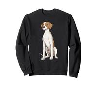 Pointer Dogs Obbediente Inglese Puntatore Seduto Divertente Felpa