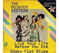 Pointer Sisters - Live Your Life Before You Die / Shaky Flat Blues - Blue Thumb Records - 13 945 AT