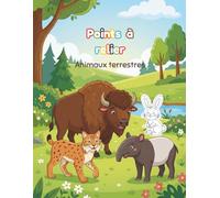 Points à relier: Animaux terrestres pour les enfants