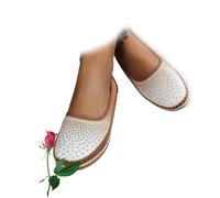 POIOZXD Mocassini da donna comodi e morbidi, mocassini ortopedici da donna in pelle traspirante carino Penny mocassini slip on ballerina, Marrone, 40 EU