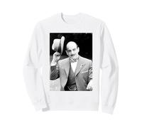 Poirot David Suchet Agatha Christie 1988 Felpa