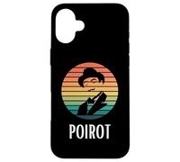 Poirot Hat Baffi colori vintage Custodia per iPhone 16 Plus