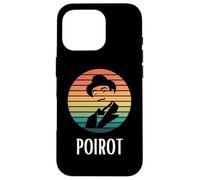 Poirot Hat Baffi colori vintage Custodia per iPhone 16 Pro