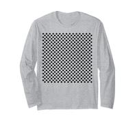 Pois Bianchi e Neri per Donne e Ragazze a Pois Maglia a Manica