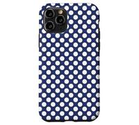Pois blu, bianco per donne e ragazze a pois Custodia per iPhone 11 Pro