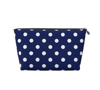 Pois Blu E Bianchi, Borsa da toilette Borsa per trucco Borsa per cosmetici Borsa da toilette da viaggio portatile