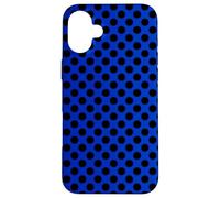 Pois blu e nero per donne ragazze a pois Custodia per iPhone 16 Plus