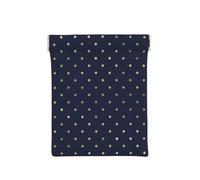 Pois dorati blu navy eleganti moderni, Spremere il portafoglio superiore da donna Borsa portaoggetti Piccola portamonete Portamonete