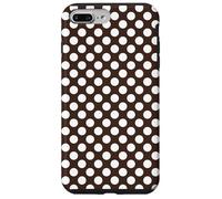 Pois marroni e bianchi per donne e ragazze a pois Custodia per iPhone 7 Plus/8 Plus