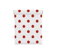Pois Pois Punto Rosso, Spremere il portafoglio superiore da donna Borsa portaoggetti Piccola portamonete Portamonete