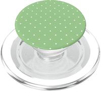 Pois verde chiaro e bianco carino Boho piccolo pois PopSockets PopGrip per MagSafe