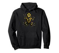 Poison Dart Frog Climbing Design Realistico Jungle Anfibio Felpa con Cappuccio