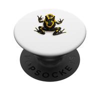 Poison Dart Frog Climbing Design Realistico Jungle Anfibio PopSockets PopGrip Adesivo