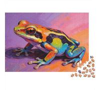 Poison Dart Frog Puzzle Giochi 1000 Pezzi Regalo Per Lui E Per Lei Arte Animal Puzzle Adulti Idea Regalo Per 52x38cm/1000pcs