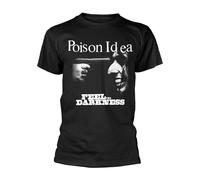 POISON IDEA - FEEL THE DARKNESS BLACK T-Shirt Small