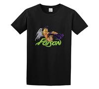 Poison Old School Rock Band Men Simple Tshirt Black 3XL