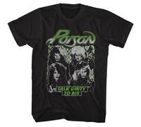 Poison - Parlare Sporco a Me Fascia Foto - American Classici - Solid Adulto Nero