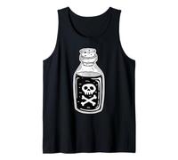 Poison Poison Bottle Skull And Bones Canotta