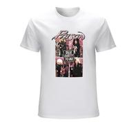 Poison Talk Dirty To Me Vintage Men's T Shirt Rock Band Photo Album Tour Merch White S