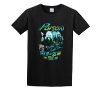 Poison Tour 1988 Nothin But A Good Time Talk Dirty Rock Dolman Unisex 100% Cotton Short-Sleeve T-Shirts Black M