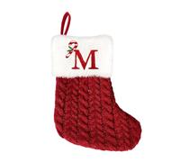 POIUIYQA Calza Befana Personalizzata Calze Natalizie da Appendere con Nome Calza Befana Vuota Idea Regalo per Epifania Natale Decoraizione Natalizia per Camino