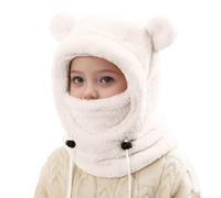 POIUIYQA Cappello Passamontagna Invernale Bambino Balaclava Bambina 3 in 1 Cappello con Orecchie Caldo Scaldacollo con Cappuccio per Ragazzi Ragazze 3-8 Anni