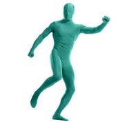 POIUIYQA Costume Carnevale Tuta Da Uomo Nudo Pelle, Tuta Da Uomo, Tuta Con Viso Aperto Tuta Invisibile Adulti Stretch Suit Tutto Il Corpo Costumi Teatrali Carnevale Halloween Natale Party