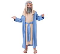 POIUIYQA Costume da Pastore per Bambini- Set di Costumi Biblici per Ragazzi - I Pastori Si Vestono per I Bambini