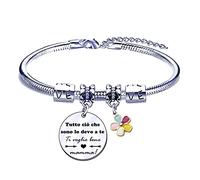 POIUYTRE Regali Natale 2025 Offerte Festa della Mamma Regalo Mamma Bracciale Mamma Regalo Donna Compleanno Bracciale Donna Regali Natale Madre (7)