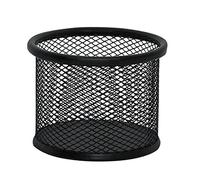 Pojemnik na przybory Q-Connect metalowy czarny