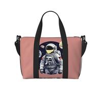 pojknbv Astronauta On The Moon 1 Print Versatile Borsa da viaggio a mano Business Weekend Tote Borsa a tracolla Accessorio quotidiano