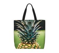 pojknbv Be A Pineapple Print Borsa organizer extra large leggera riutilizzabile spalla tote shopping viaggio spiaggia
