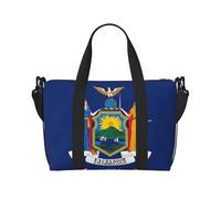 pojknbv Borsa da viaggio versatile con stampa bandiera di New York, borsa da viaggio per lavoro, fine settimana, borsa a tracolla, accessorio quotidiano